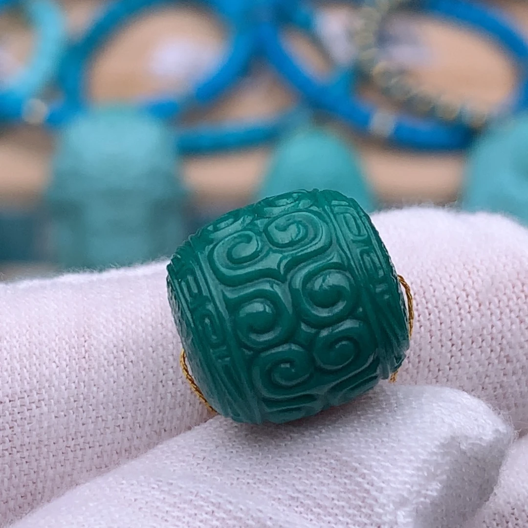 绿松石未镶嵌珠宝奇石13.6mm