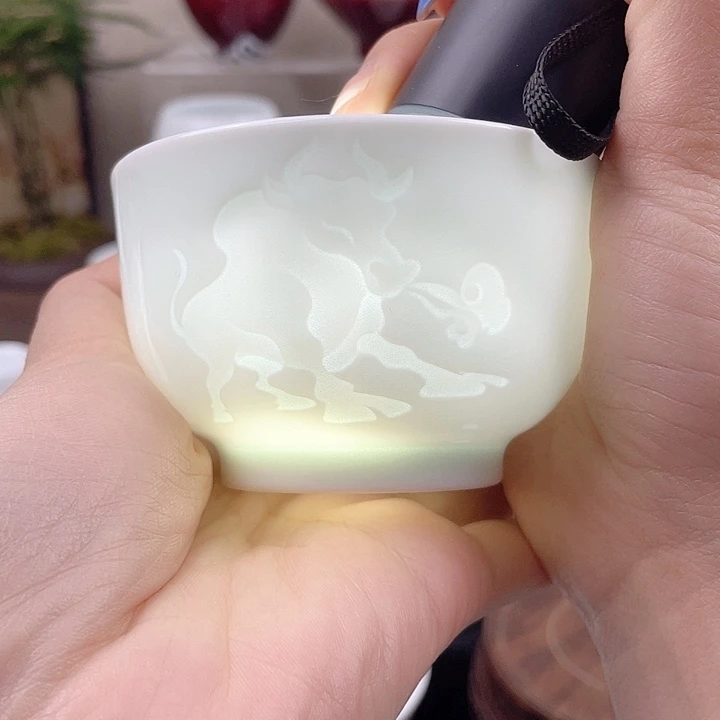杯子影青景德镇陶瓷