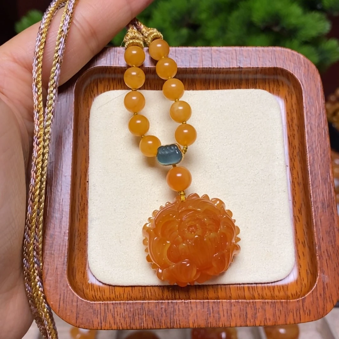 【闪购商品】蜜蜡颈饰未镶嵌项链