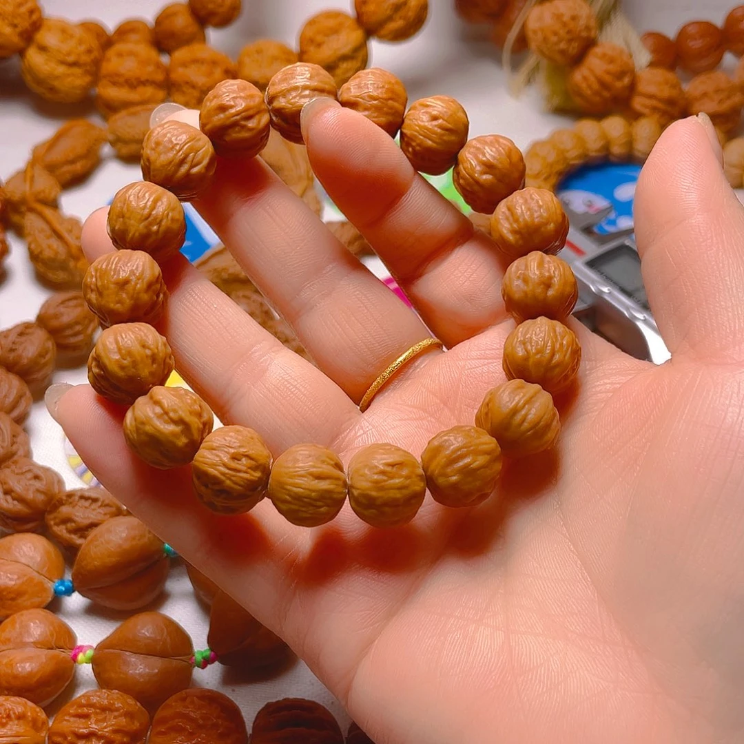 铁***憨文玩核桃吊坠方肚