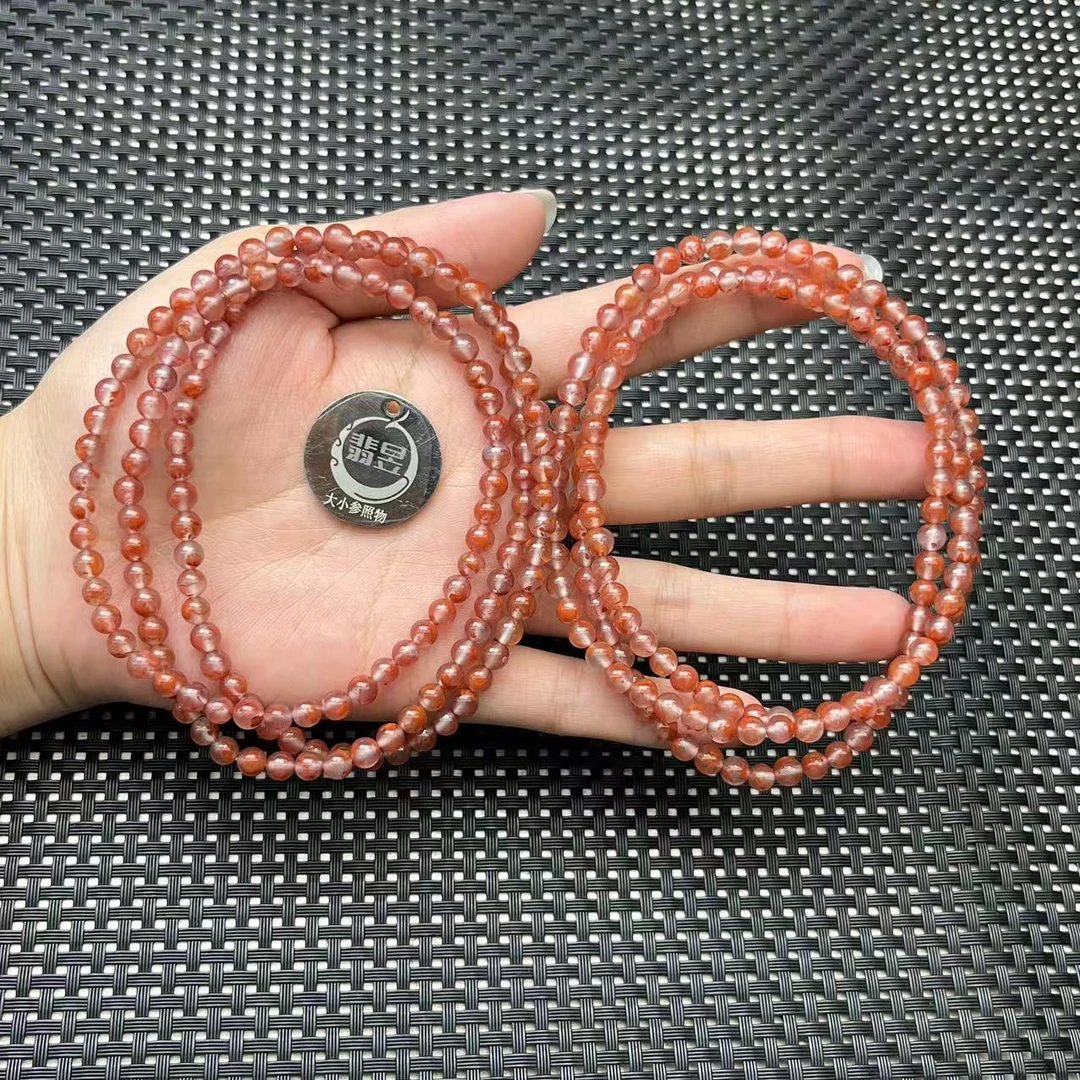 翡昱-N21-20139-南红珠链颈饰/约4+/约145颗/-多样性发其一C