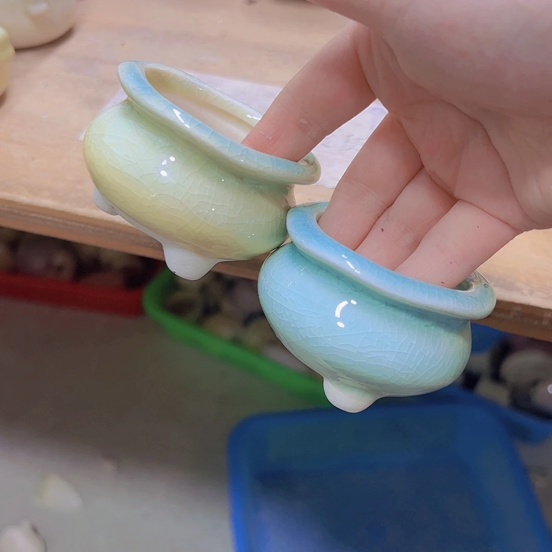 陶瓷花盆当场满12包邮