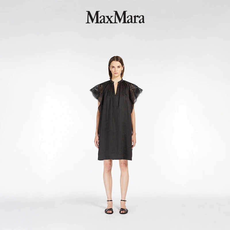 MaxMara 2025早春新品女装纯色休闲连衣裙6231015206