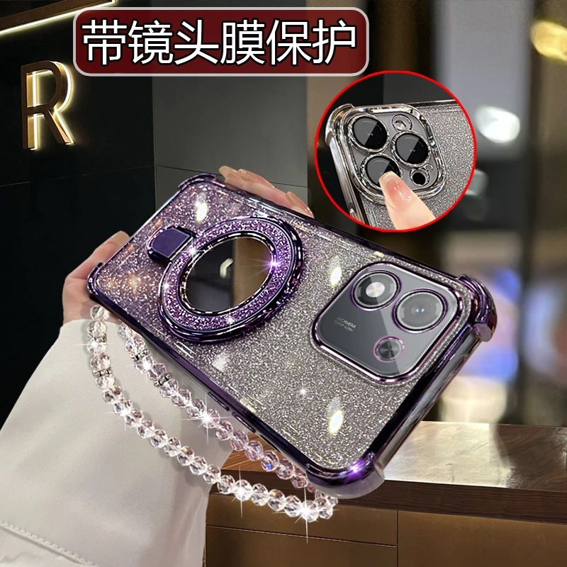 适用新款荣耀X70i手机壳女ABR-AN00镜头全包X70I软壳x7oi四角防摔