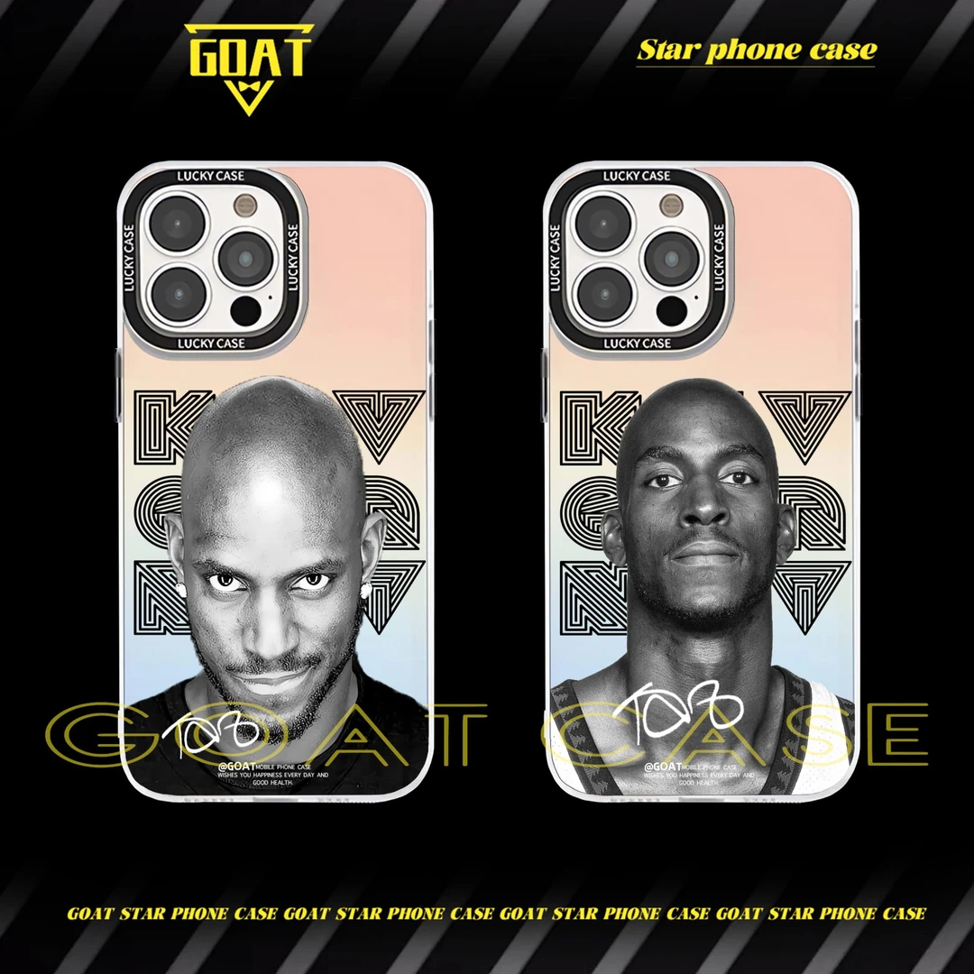 GOAT狼王加内特镭射 NBA球星防摔手机壳【适用于苹果华为OPPO小米】