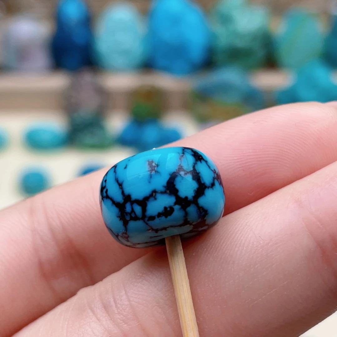 绿松石未镶嵌绿松石14.5*10mm