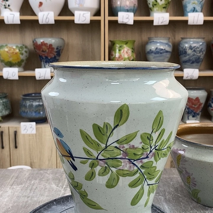 缸13zp景德镇陶瓷花盆