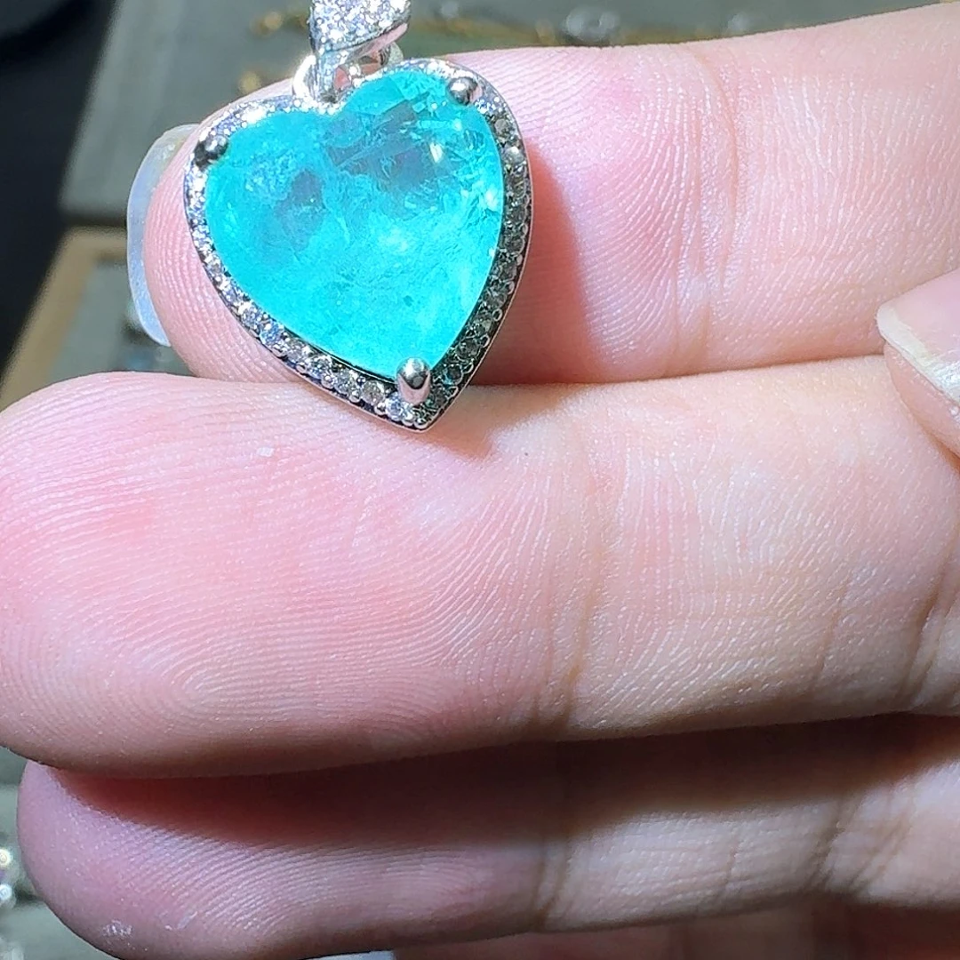 托帕石戒指银S925镶嵌