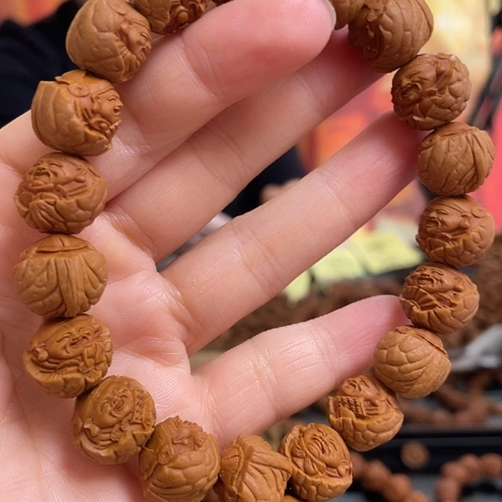 手串/手链橄榄核龙纹桃核