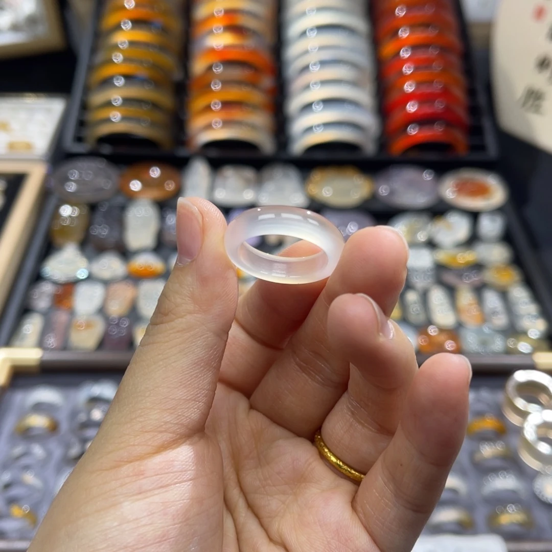 玛瑙/玉髓未镶嵌戒指