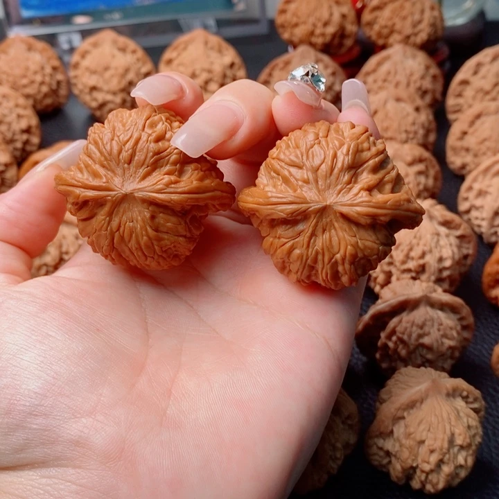 文玩核桃把件磨盘45