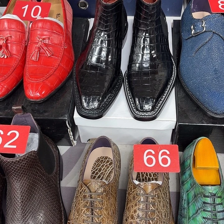 鳄鱼皮（革）切尔西4挪威缝