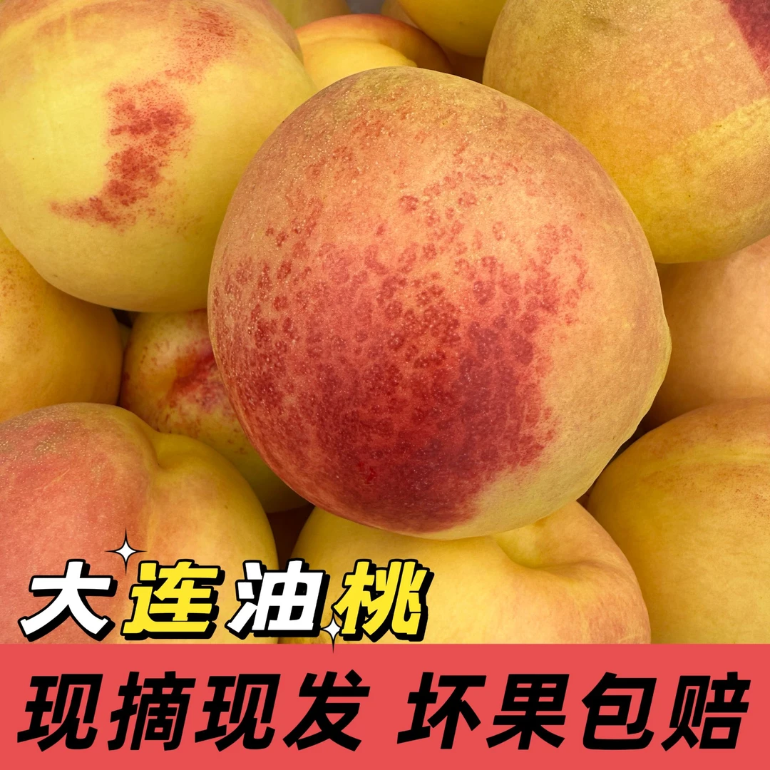 精选大连露天丑油桃丑桃当季新鲜黄心甜丑桃子爆甜生鲜