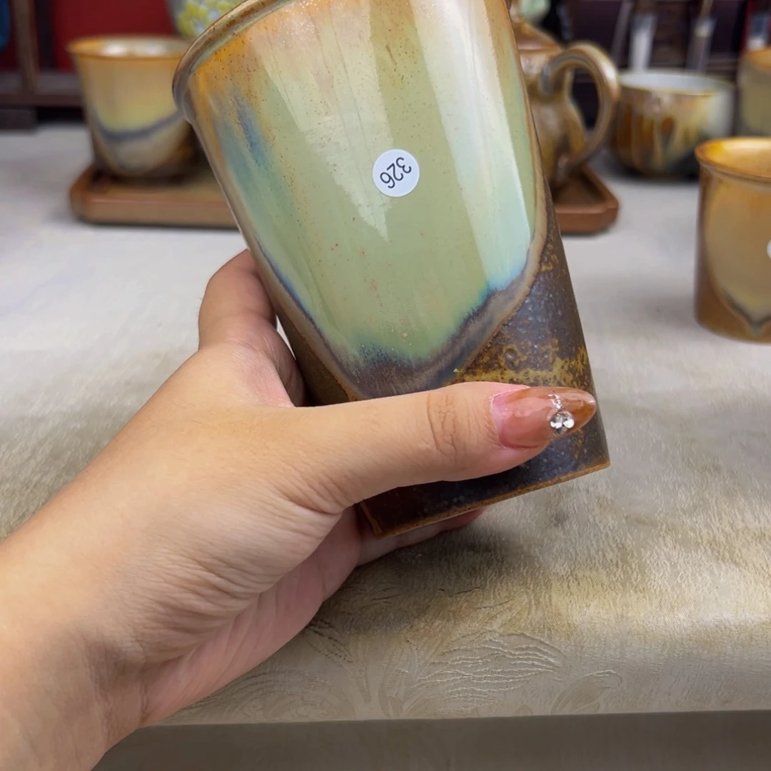 杯纯手工柴烧主人杯