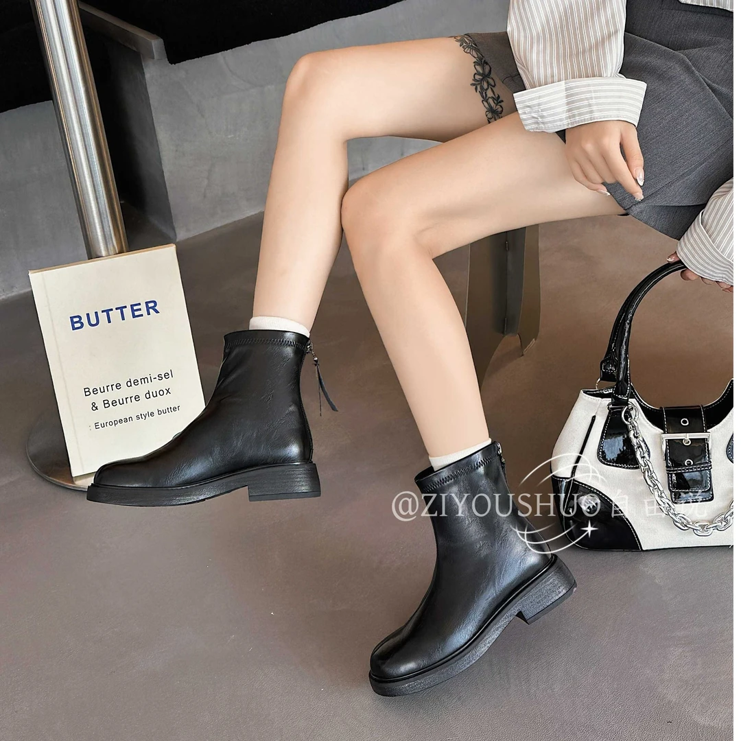 1988 STUDIO•自由说加绒马丁靴Z326502-8A