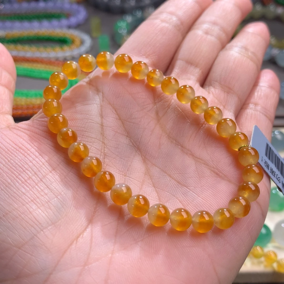 翡翠未镶嵌手链卡6