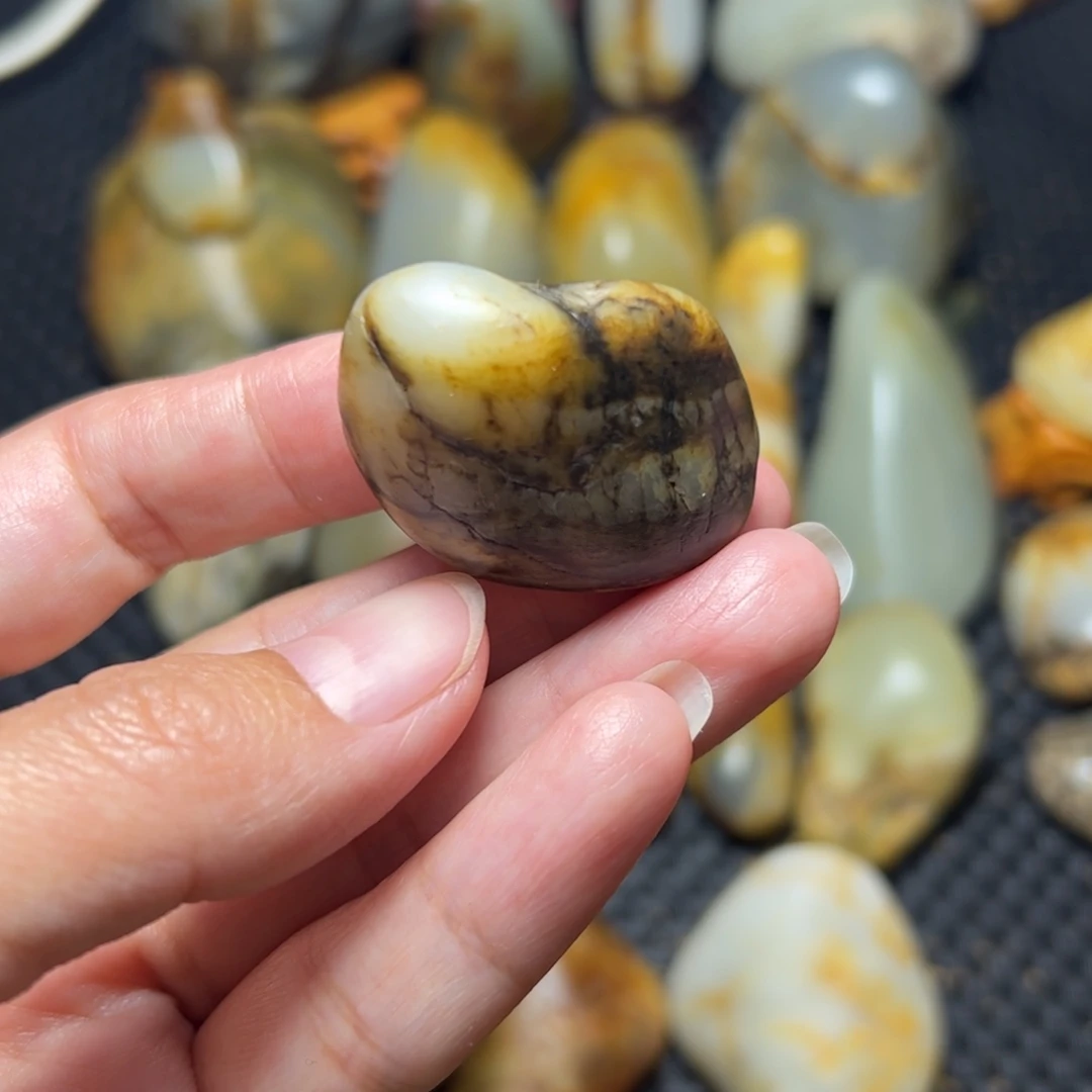 和田玉未镶嵌挂件33