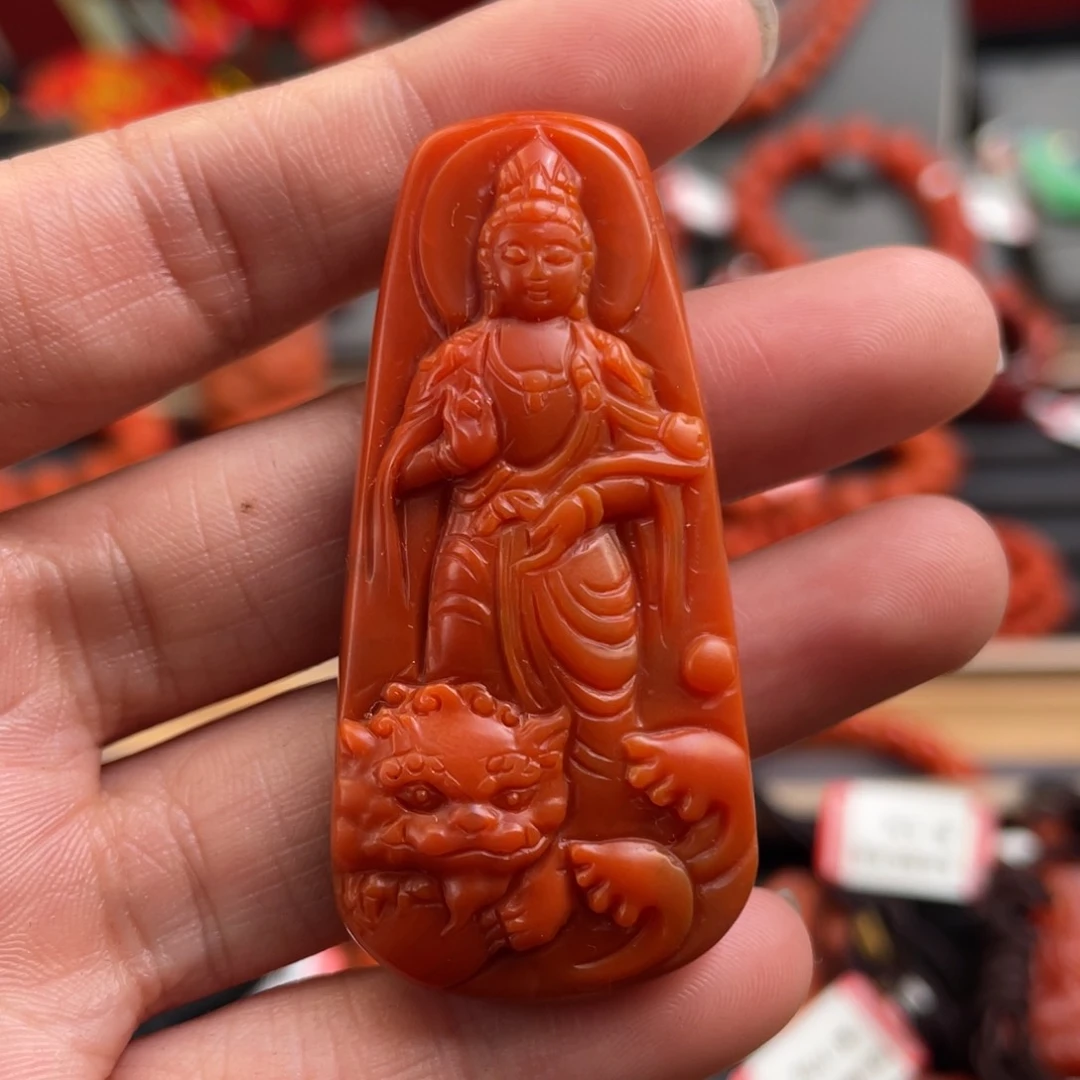 南红玛瑙雕刻未镶嵌