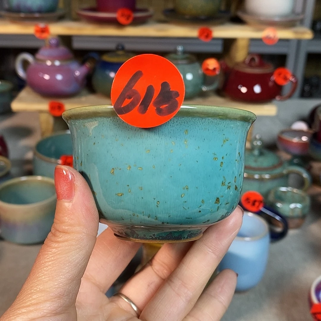 神后钧瓷手工……茶器微瑕