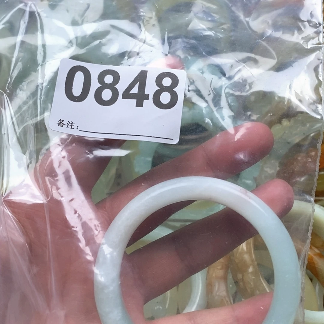 武***制蛇纹石玉未镶嵌手镯手镯
