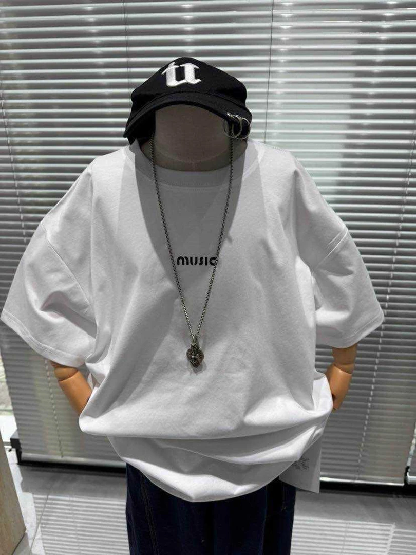 百搭韩版夏季男童短袖印花T恤潮流风