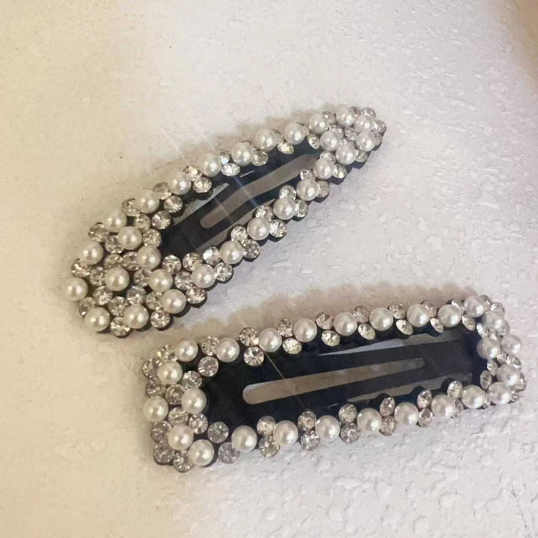 精致气质闪闪BB侧边发夹J1818