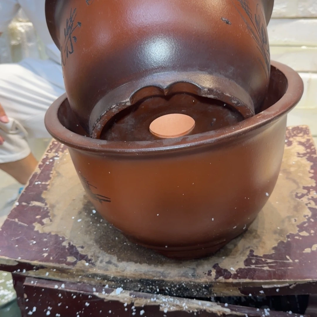 紫砂花盆口径26.16.23.13口径