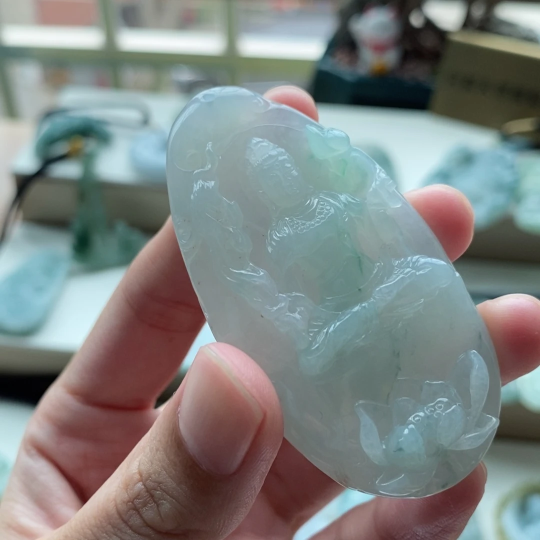 【闪购商品】颈饰未镶嵌翡翠天然缅甸A货翡翠