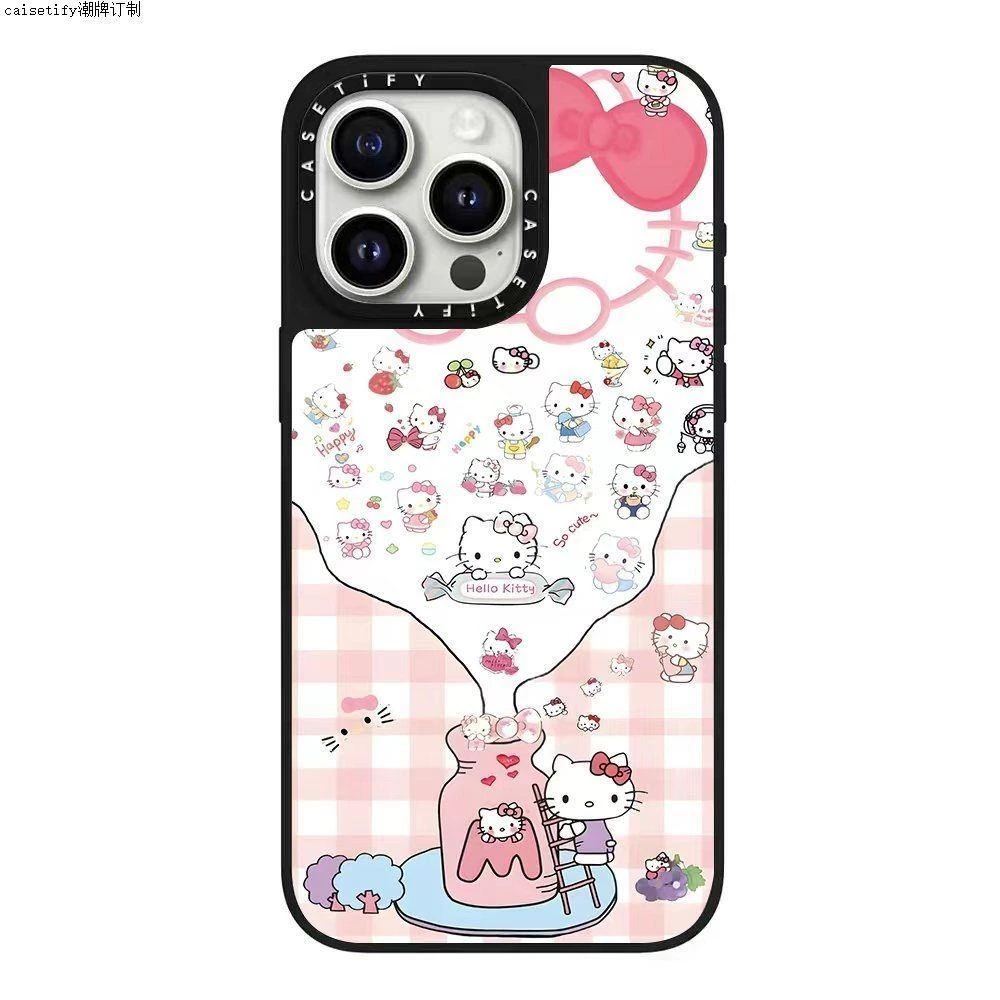 CASETi新款全包Kitty奶瓶收集Hello苹果16ProMax新款防摔手机壳
