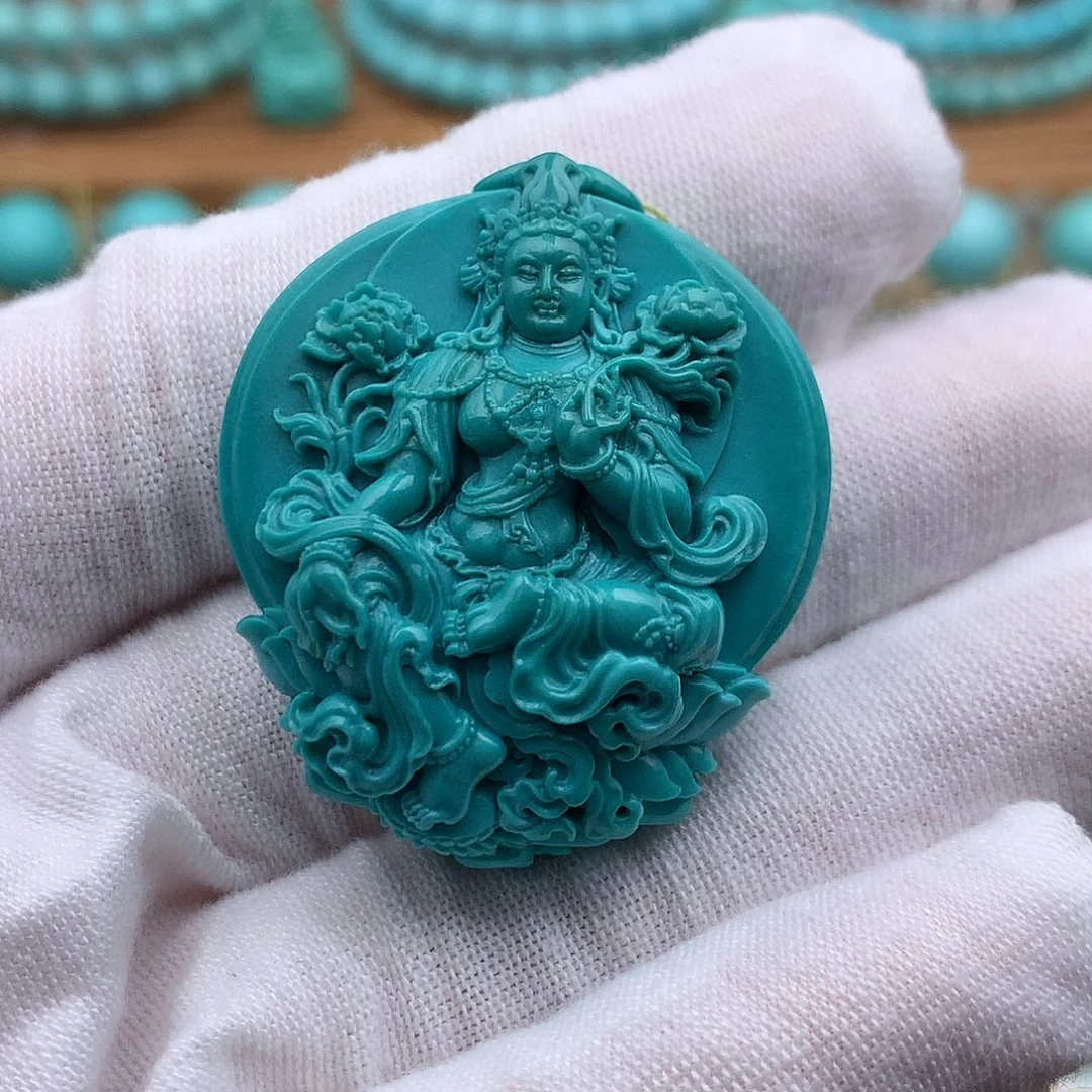 绿松石未镶嵌珠宝奇石