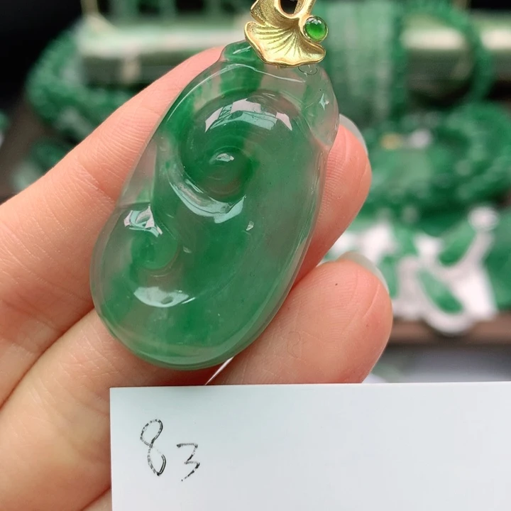 石英质玉颈饰银S925镶嵌