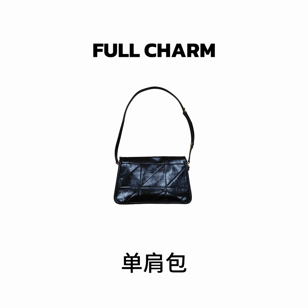 【E906】FULL CHARM-单肩包-百搭手提单肩斜挎包大容量通勤女包