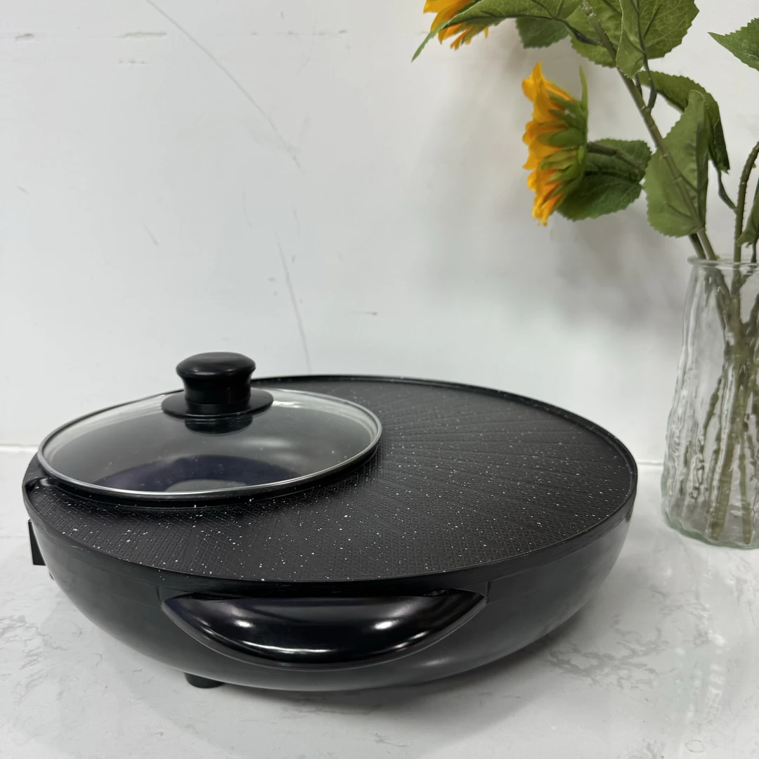 家用多功能涮烤一体锅烤肉涮锅 随机TT