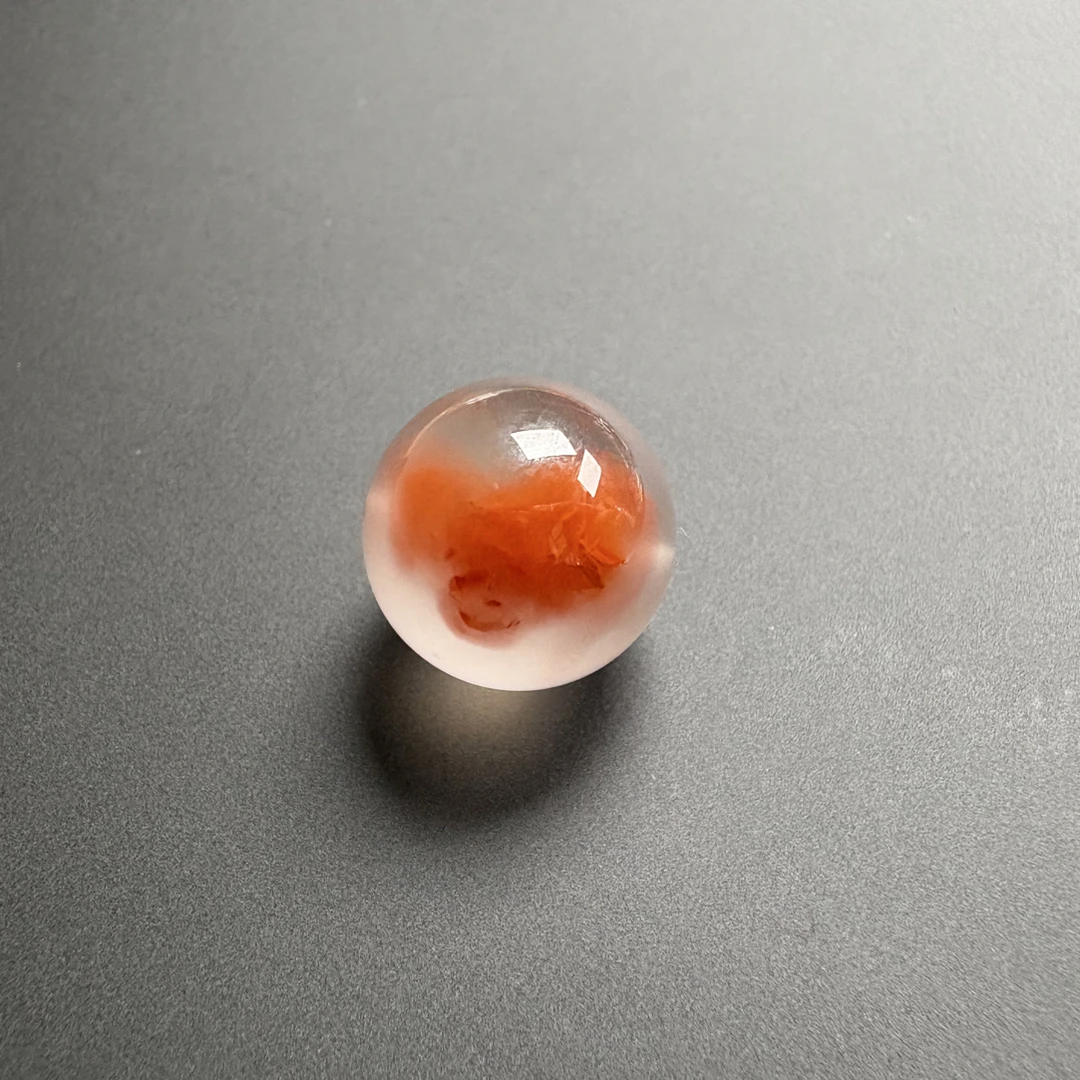 12.2 天然原矿南红玛瑙特色高冰飘珠子