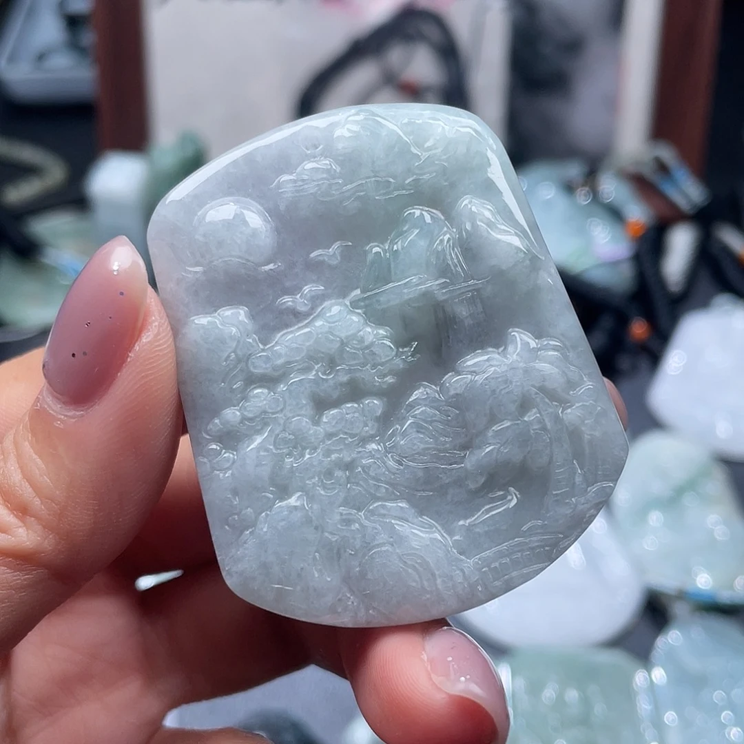 翡翠未镶嵌颈饰翡翠