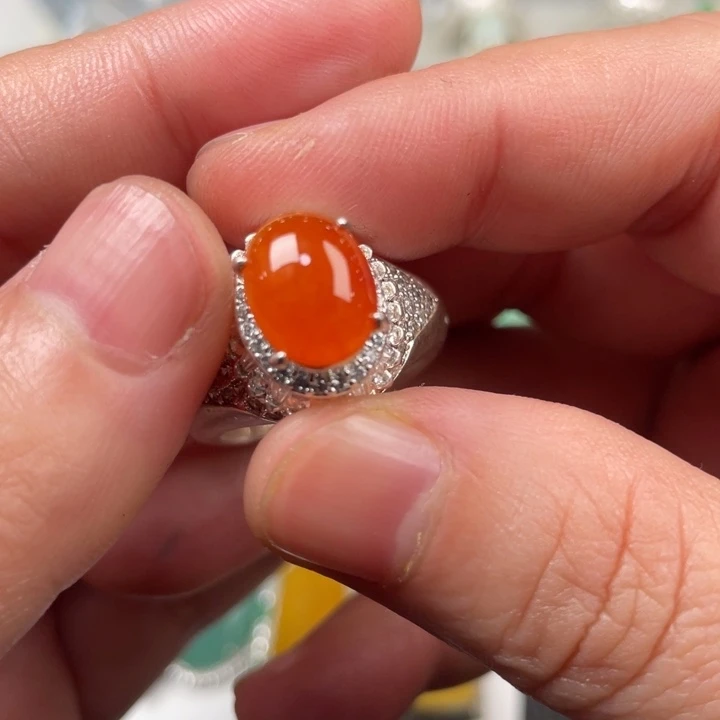 翡翠未镶嵌戒指缅甸天然翡翠