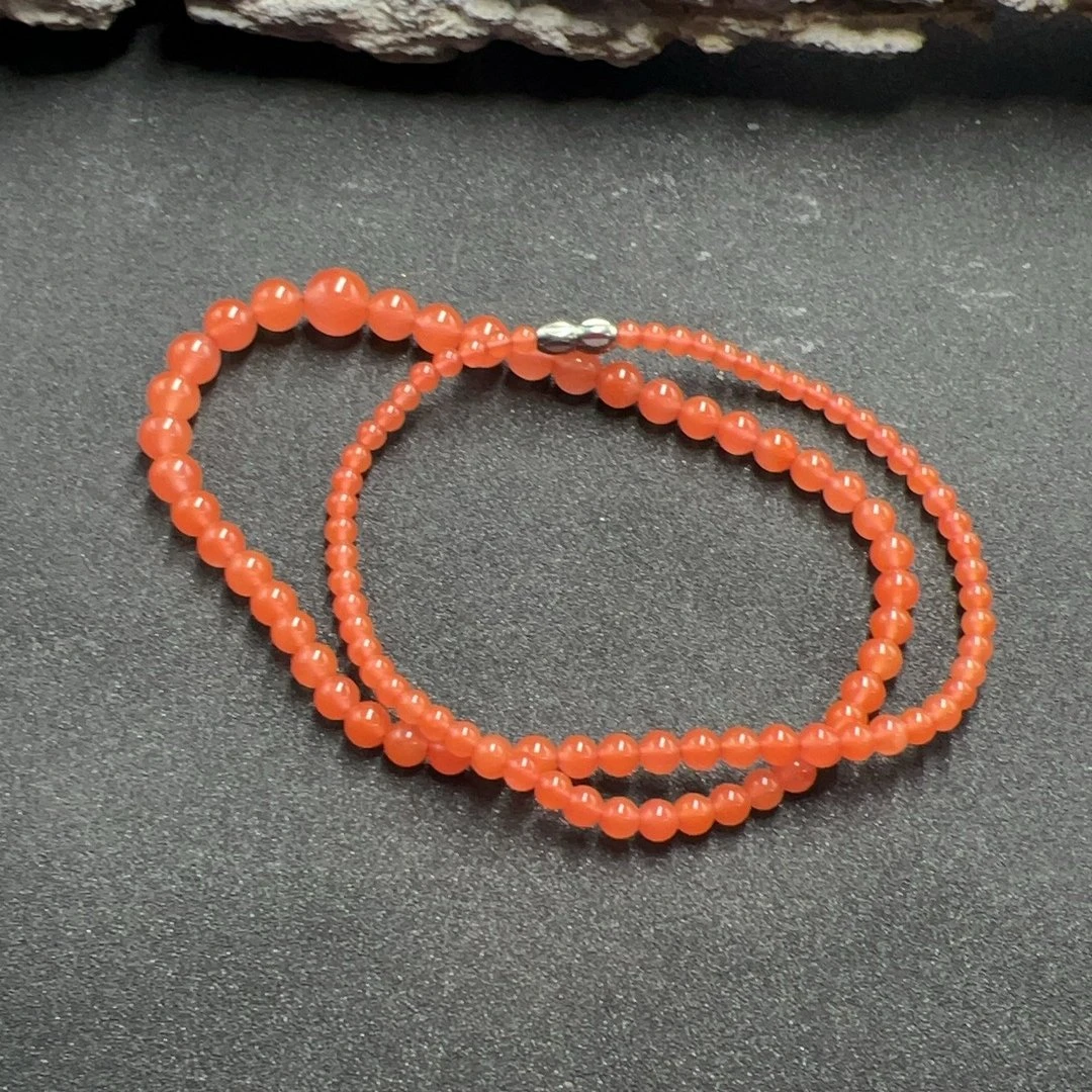 BY0108FZJT标45 南红项链