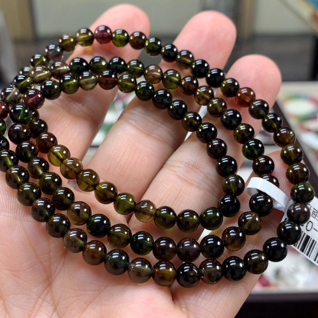 未镶嵌手链碧玺5.6左右