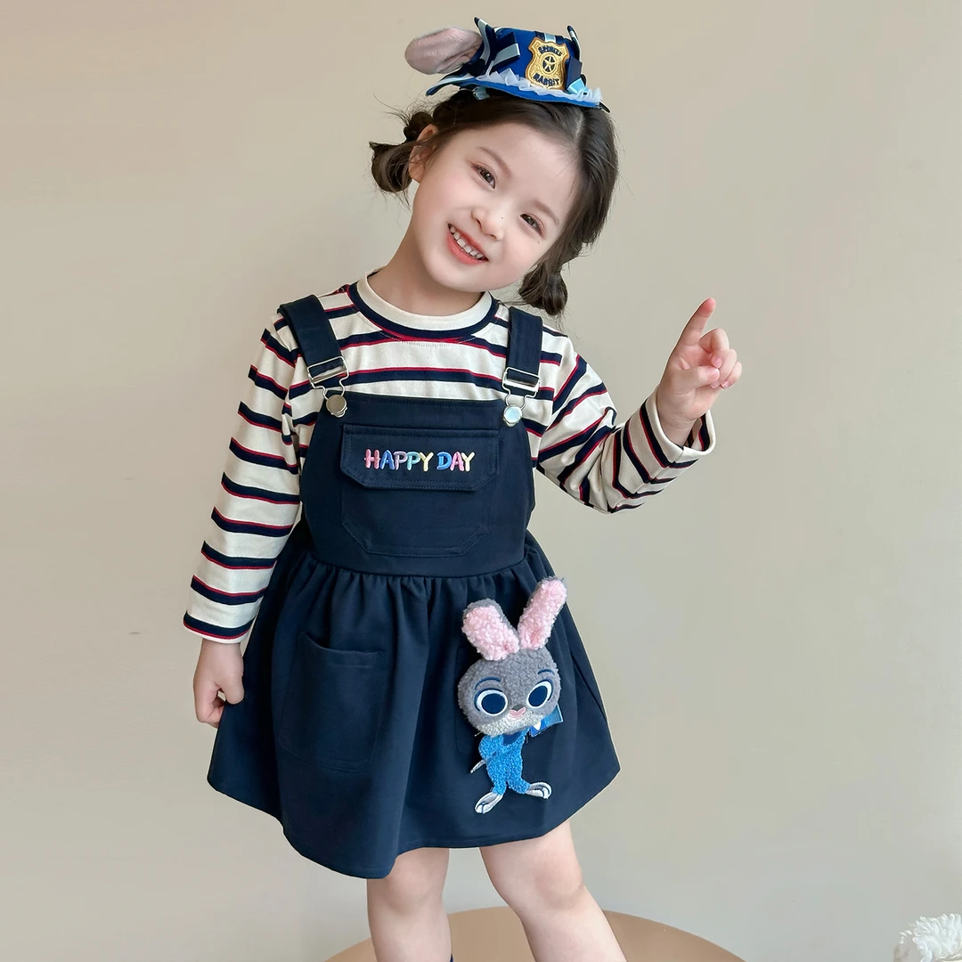 女童秋装套装2025新款4-6岁幼儿园潮款小童女宝春秋季洋气两件套