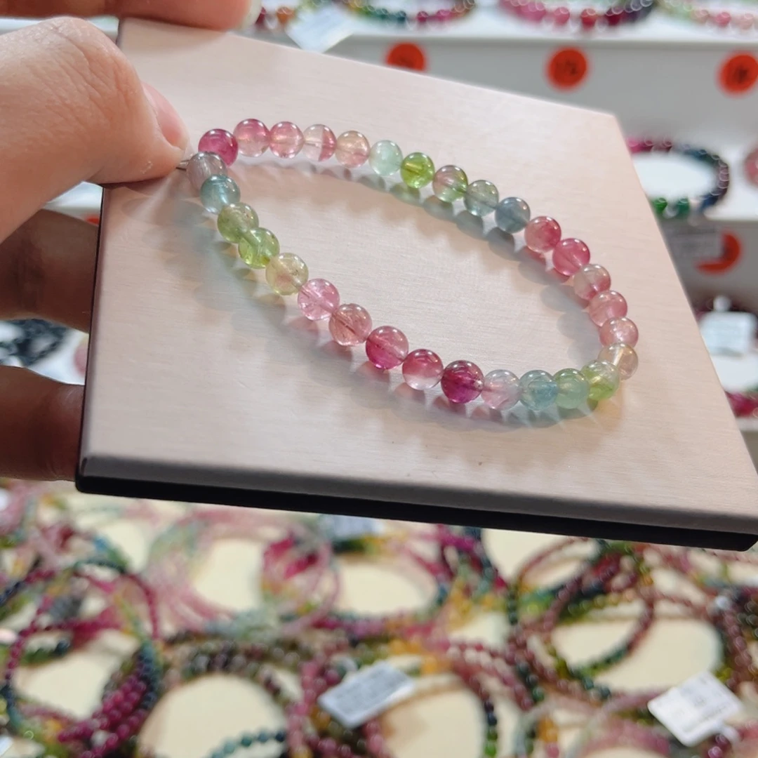 碧玺未镶嵌手链碧玺