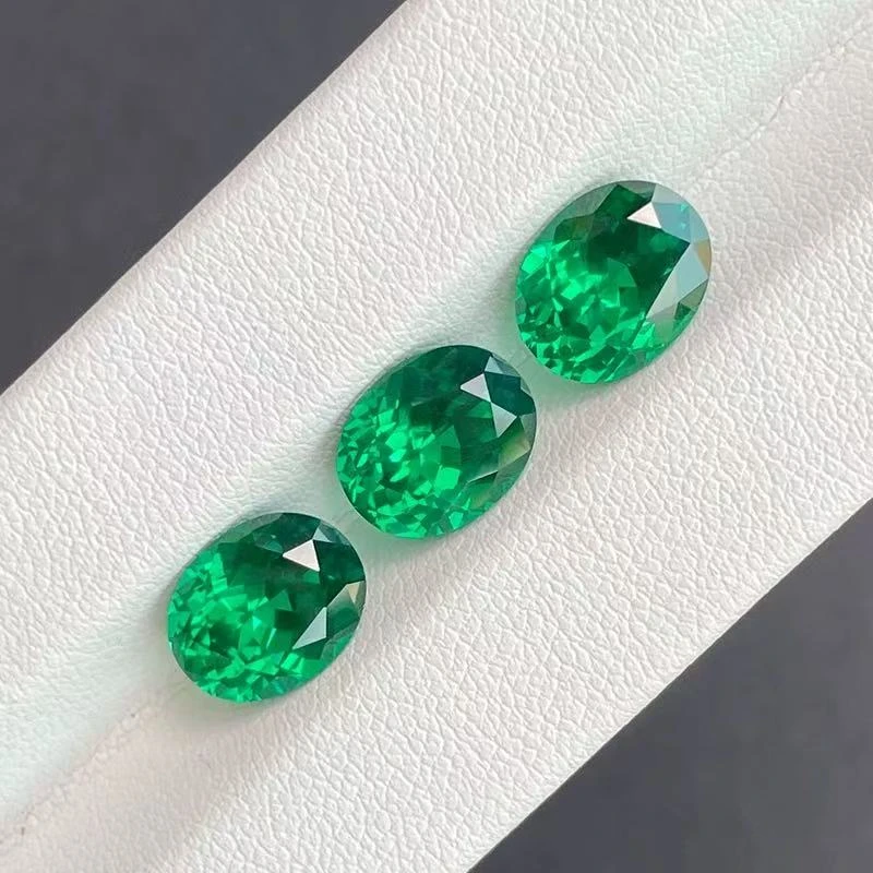 哥倫比亞祖母绿全净裸石戒面