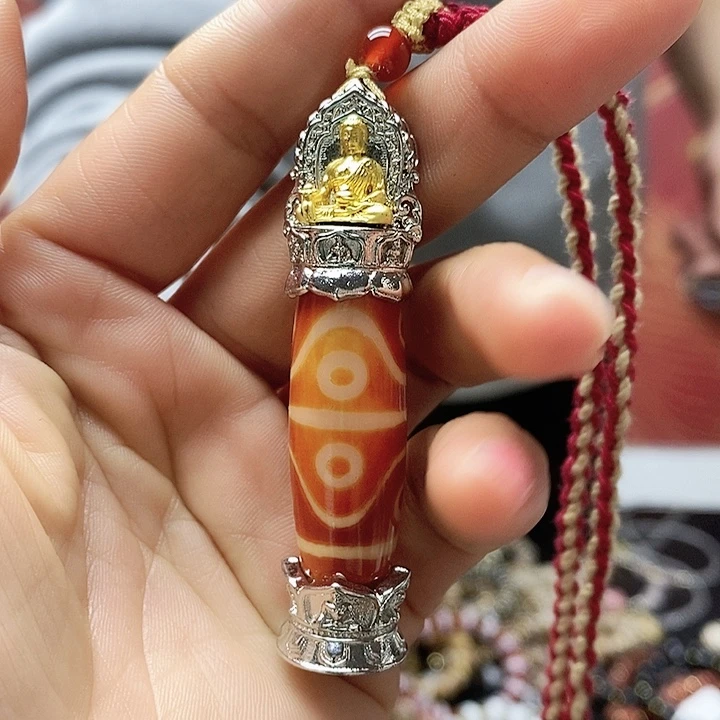 玛瑙/玉髓合金颈饰