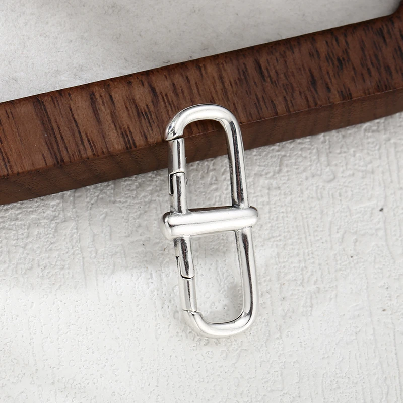 吊坠925银 配件双扣头万能扣 百搭项链流行挂坠