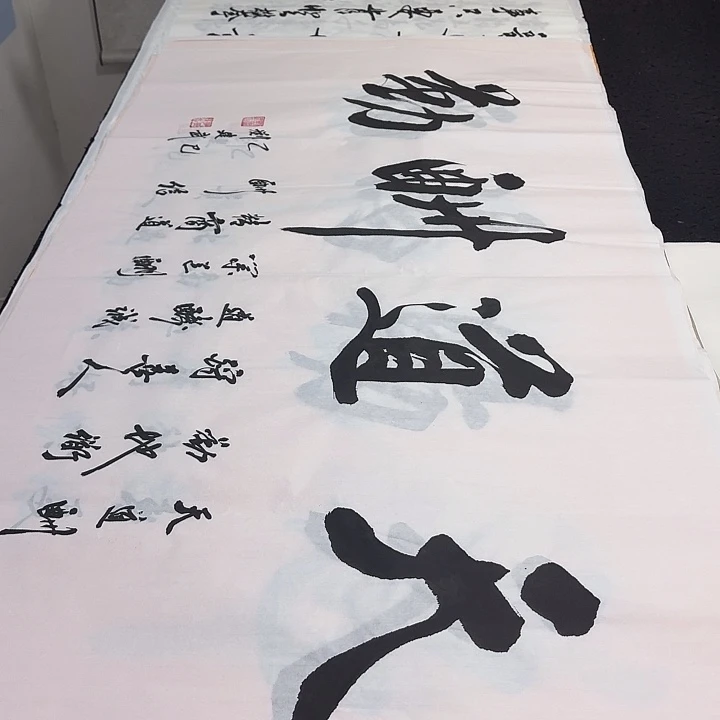 书法老师精品行书平尺