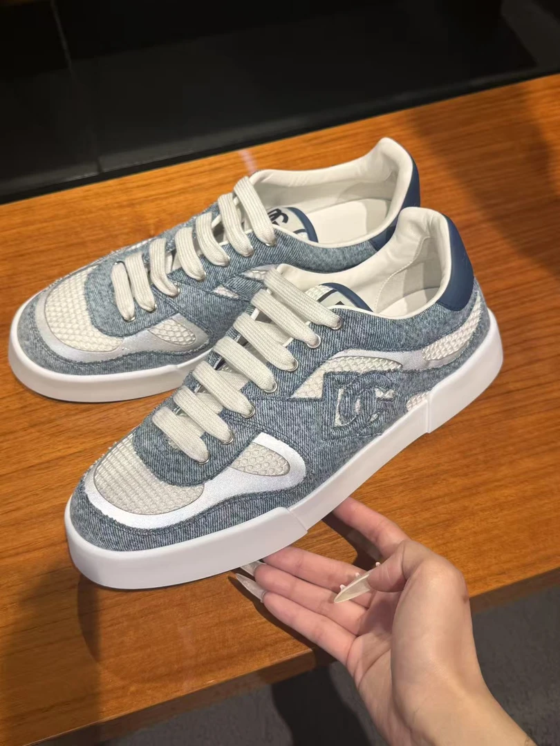 专柜【W在意大利】D......G男士休闲鞋