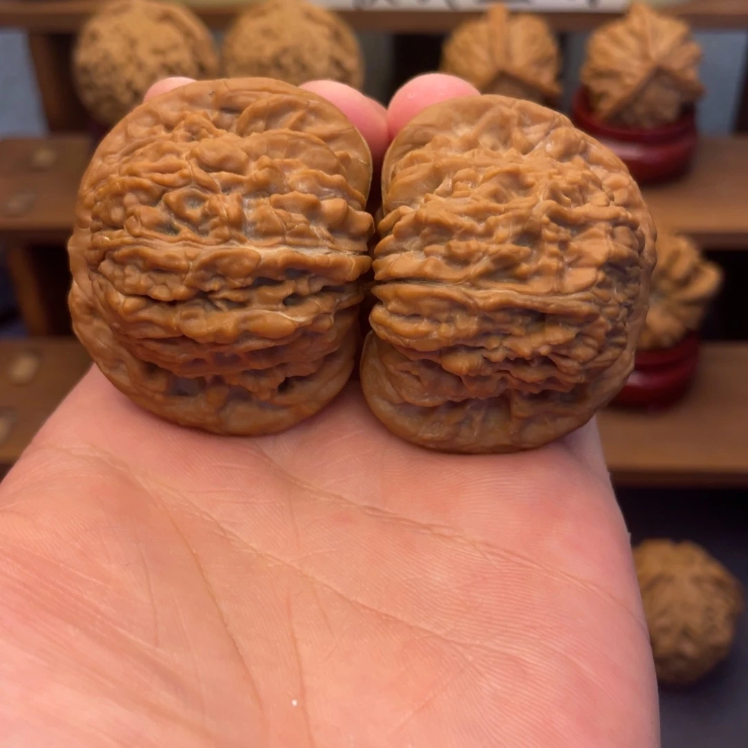 文玩核桃吊坠四座楼47全品无修