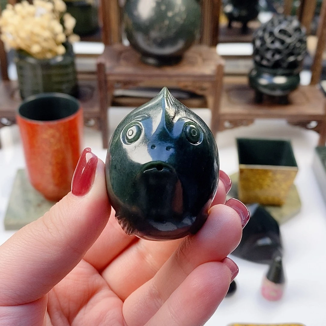 未镶嵌和田玉（青玉）挂件