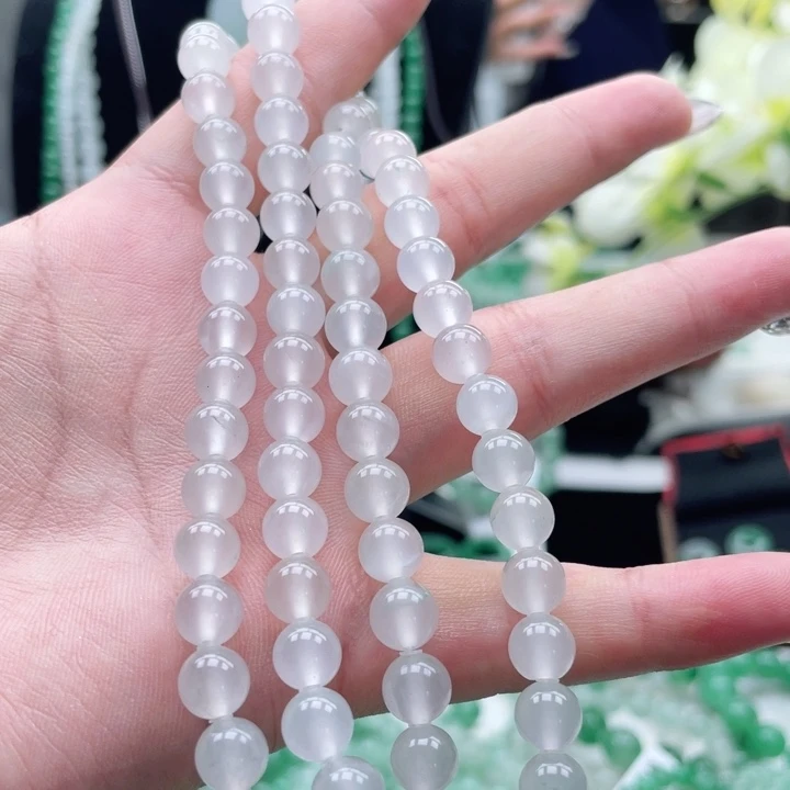 未镶嵌手串石英质玉（非洲翠）