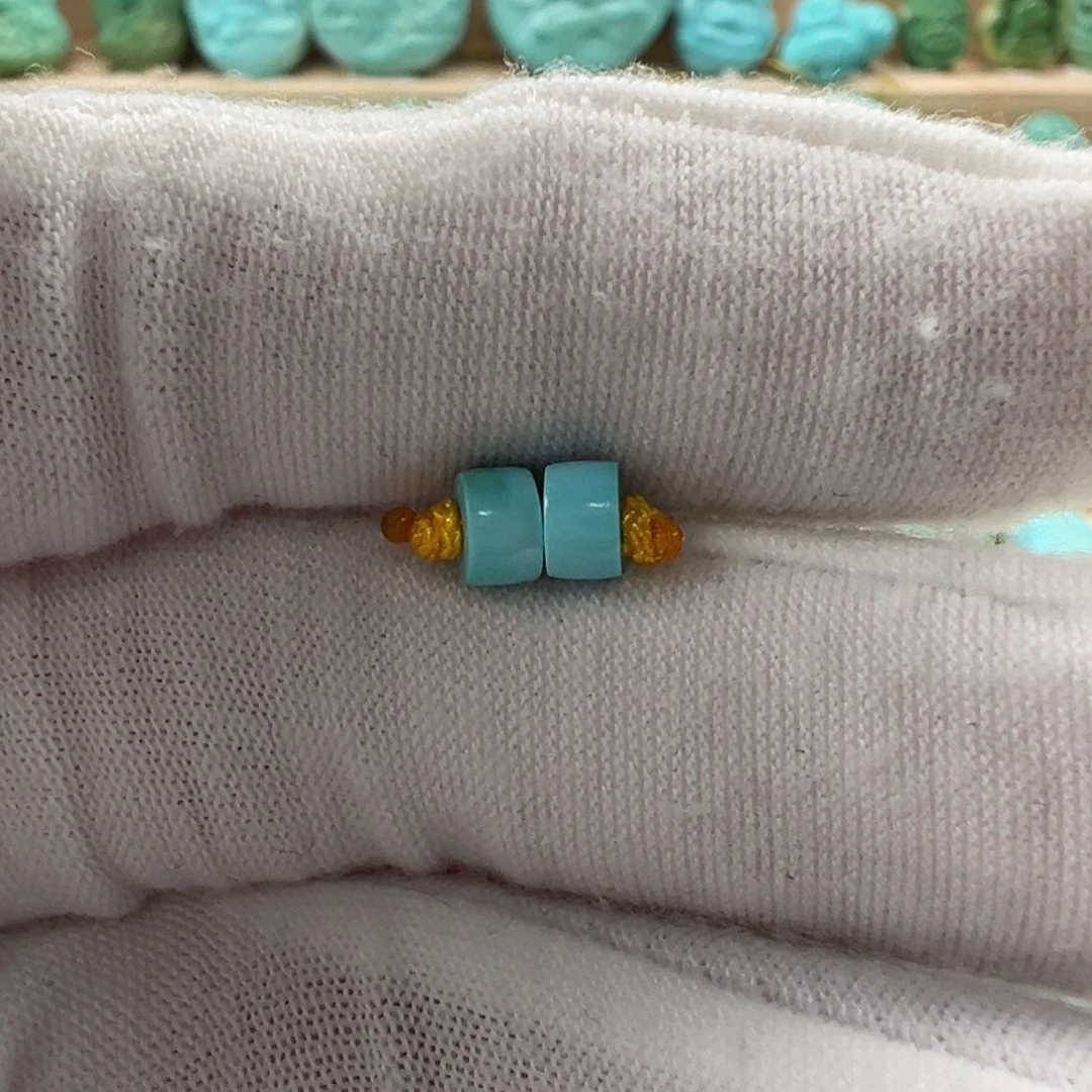 未镶嵌绿松石直切珠4.6mm