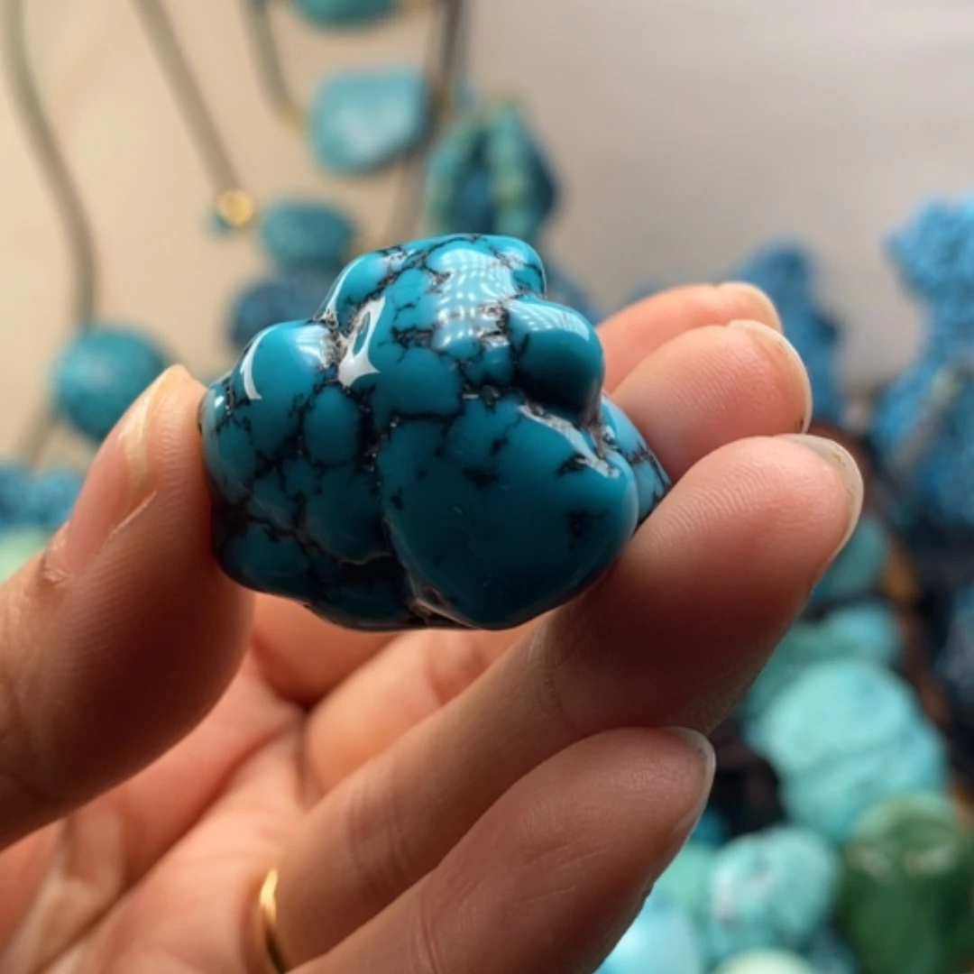 【闪购商品】未镶嵌绿松石珠宝半成品